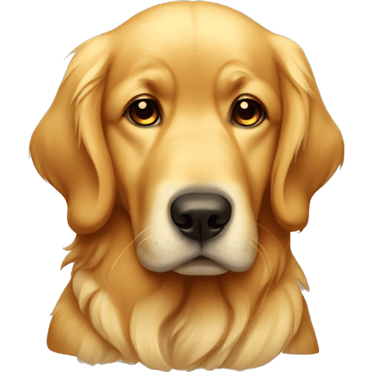 sad golden retriever emoji