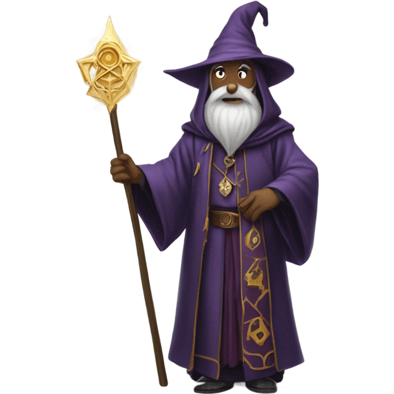 Tyler Maloney as a wizard emoji