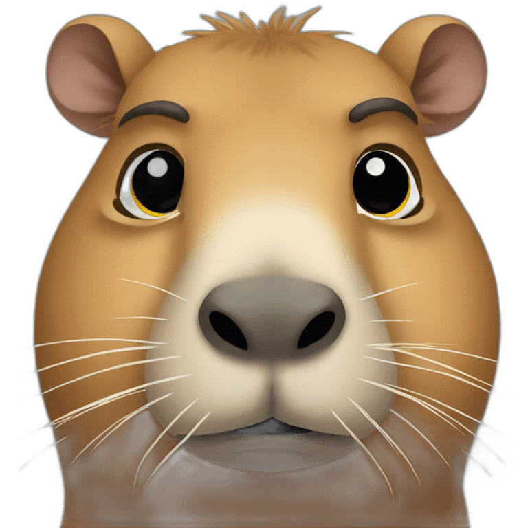 sad capybara emoji