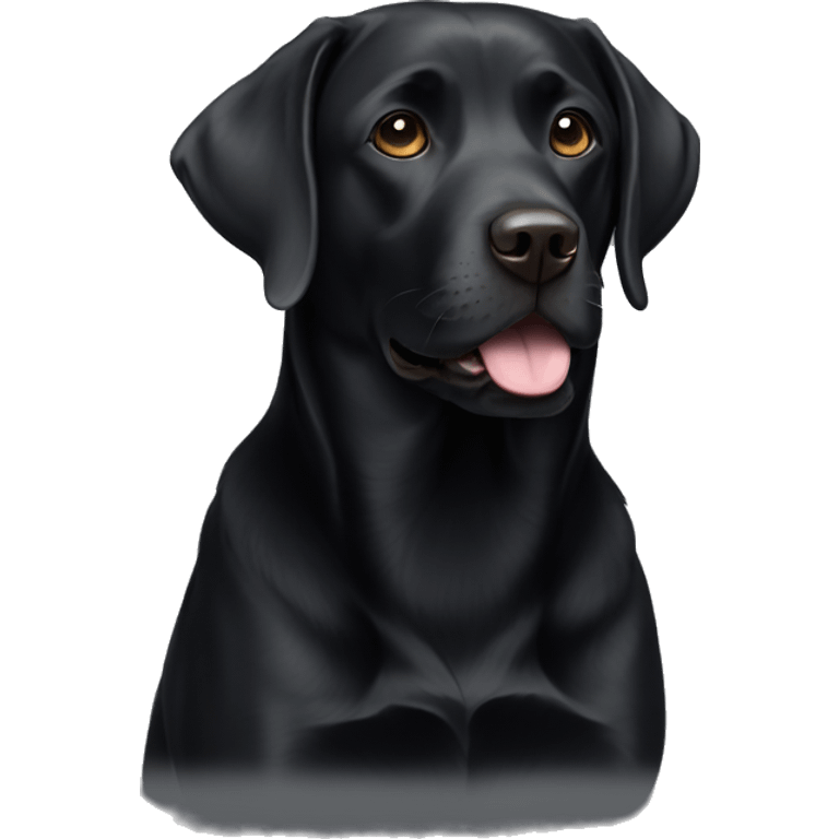 black labrador emoji