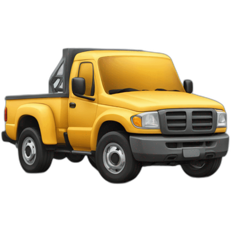 Flarbed light truck emoji