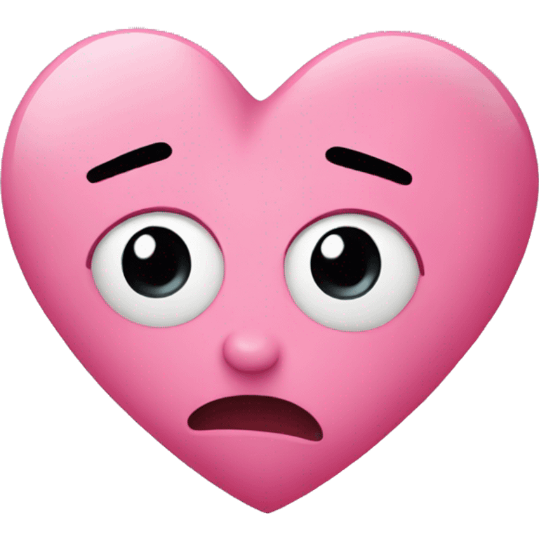 pink heart broken emoji