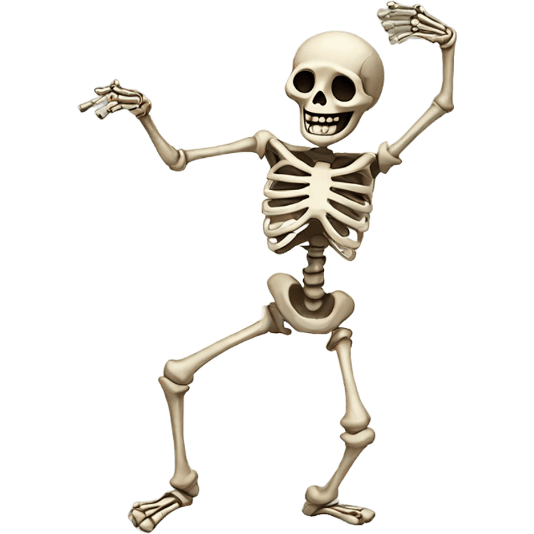 Dancing skeleton  emoji