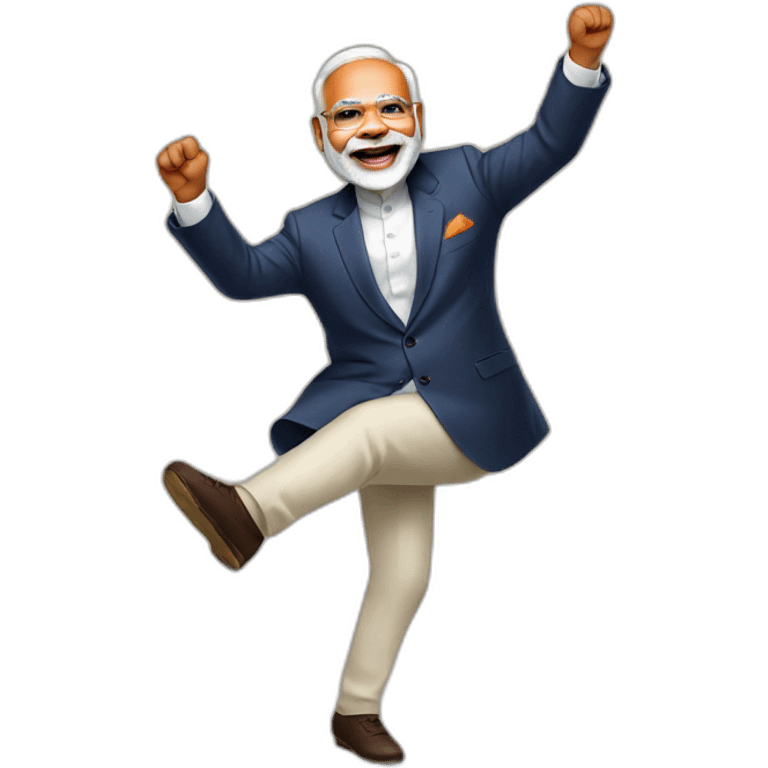 Modi dancing  emoji