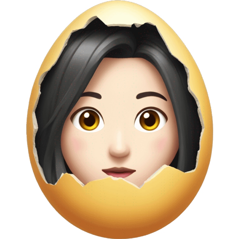 Seulgi inside of an egg emoji