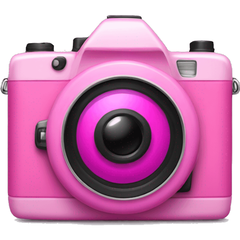 digital pink camera emoji