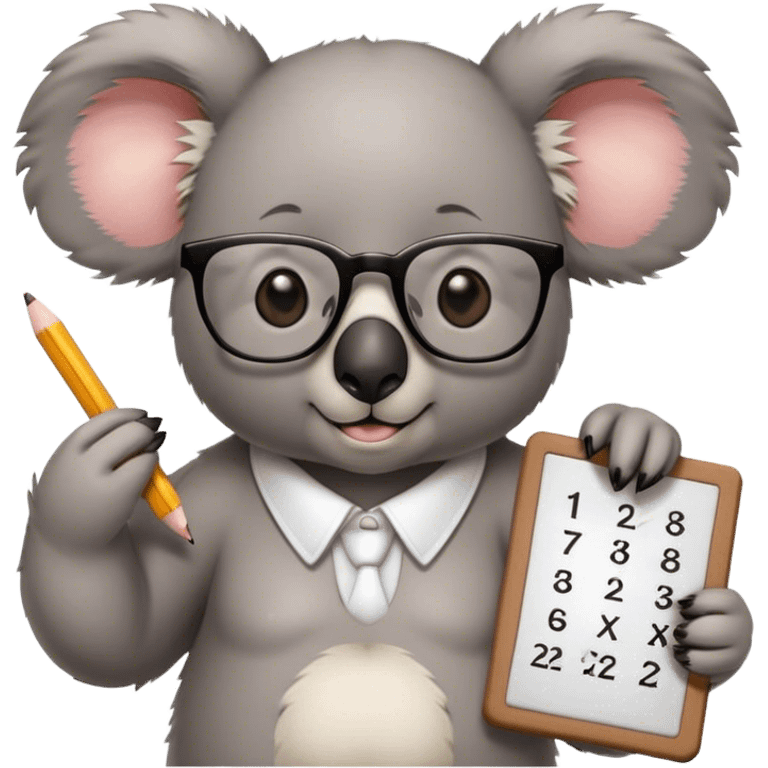 Koala maths meme emoji