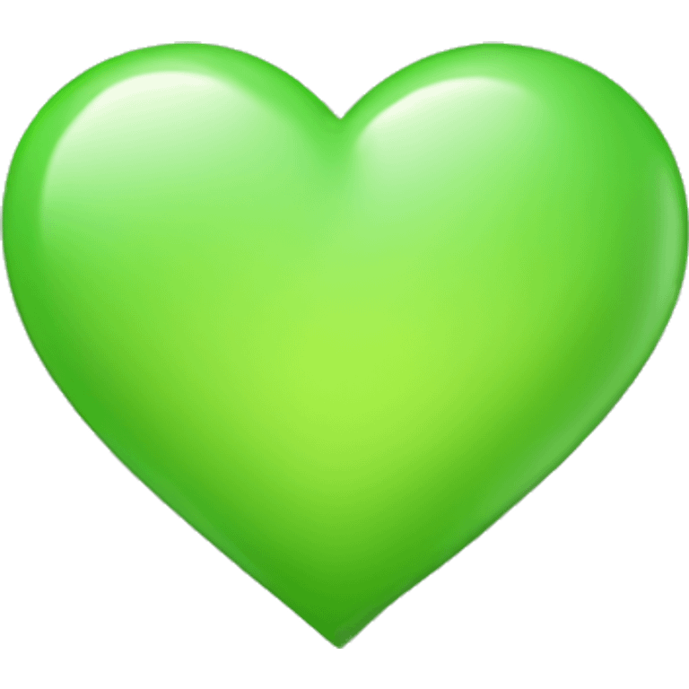 light green heart emoji