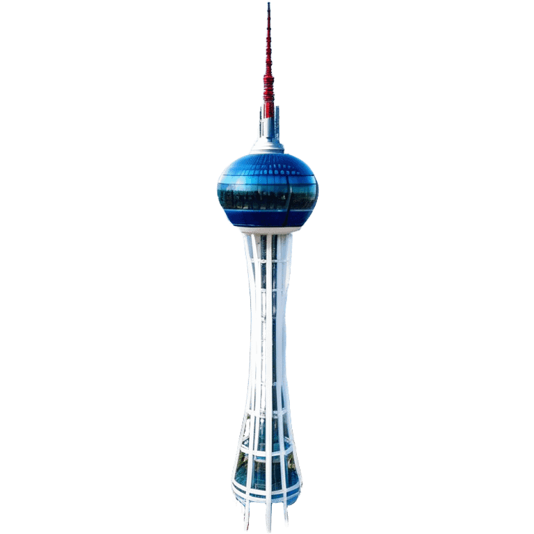 ​Cinematic Realistic N Seoul Tower, depicted in brilliant daylight as a slender, single-column tower rising from a modern cityscape, crowned by a sleek cylindrical observation deck offering panoramic views over Seoul, with crisp glass and steel surfaces reflecting clear blue skies and subtle architectural details that capture its futuristic elegance, emoji