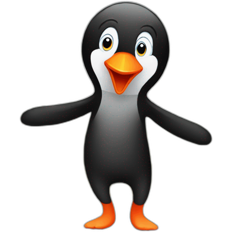 Pingu at gym emoji