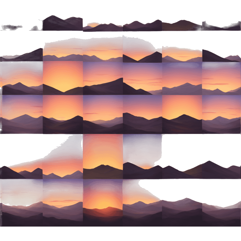 Sunset emoji