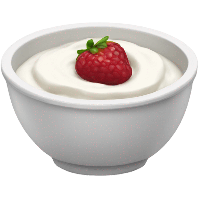 Yoghurt bowl emoji