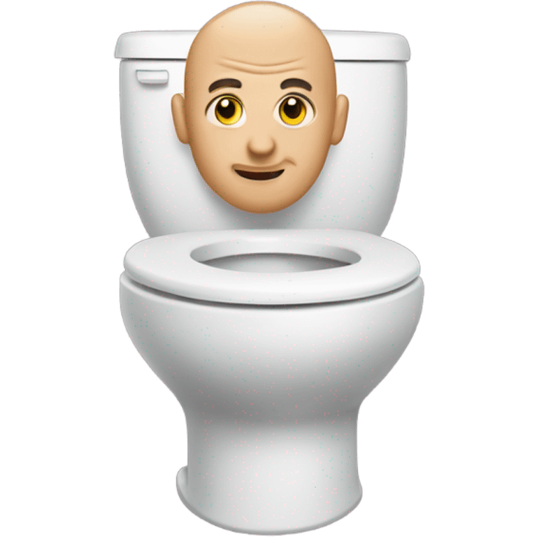 bald skibidi toilet emoji