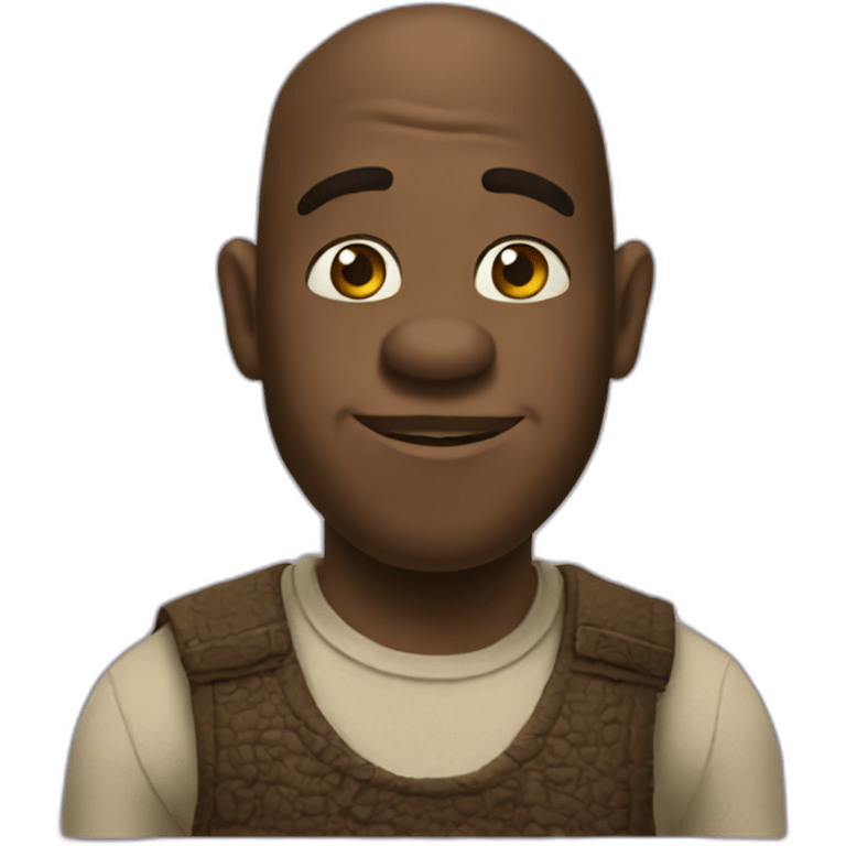 black-shrek emoji