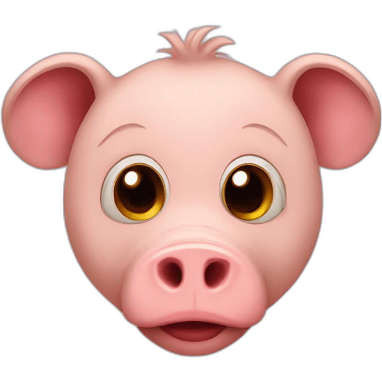 Pig-monkey emoji