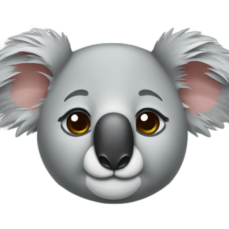 koala with fever emoji