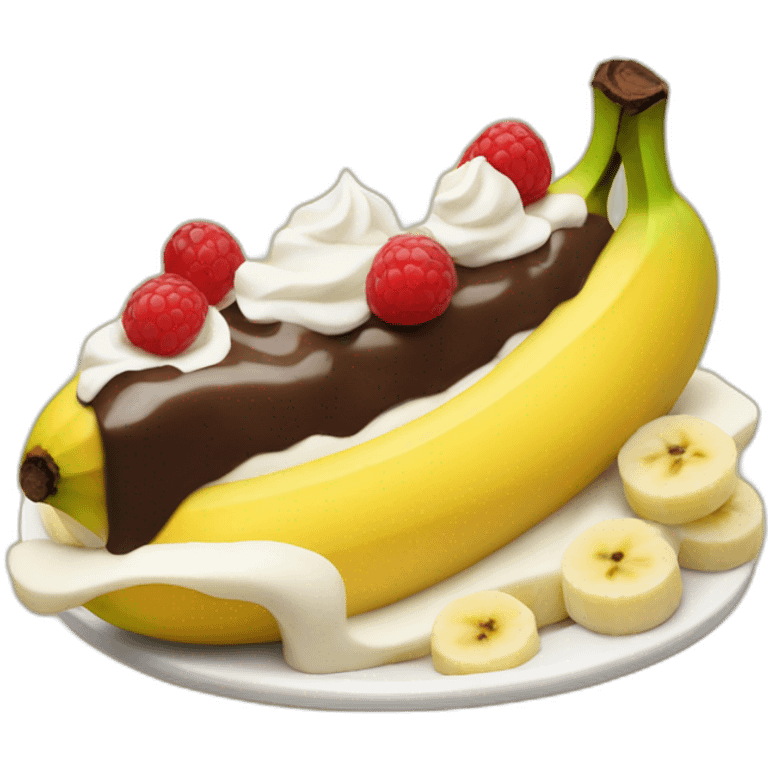 Banana split emoji