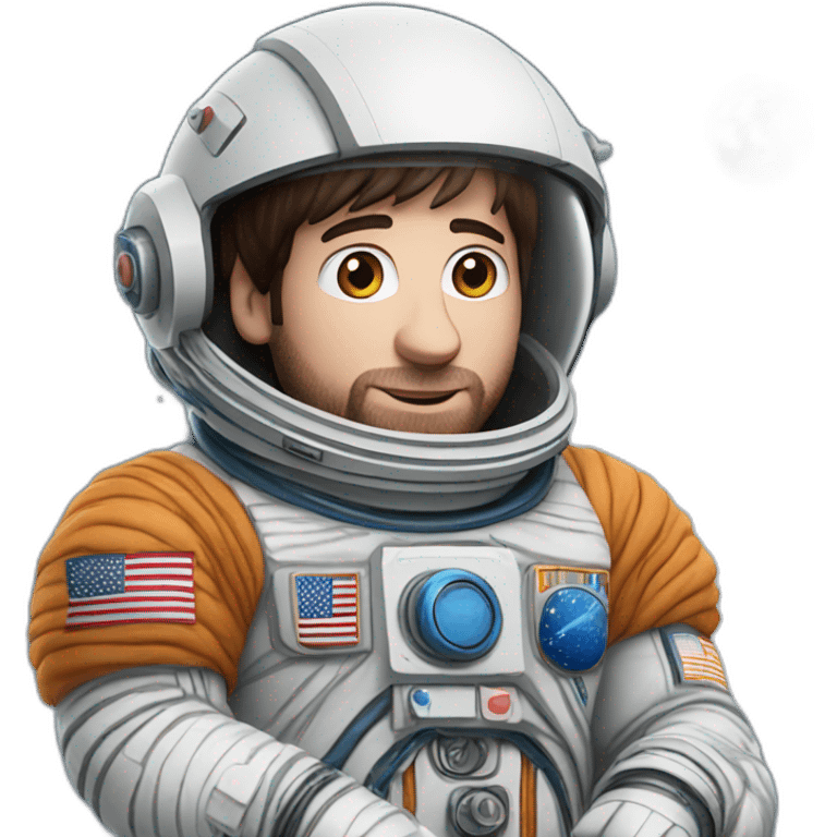 Messi astronauta emoji