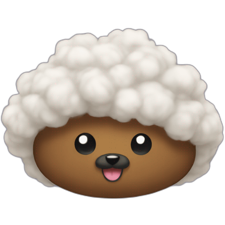 Floofy poop emoji