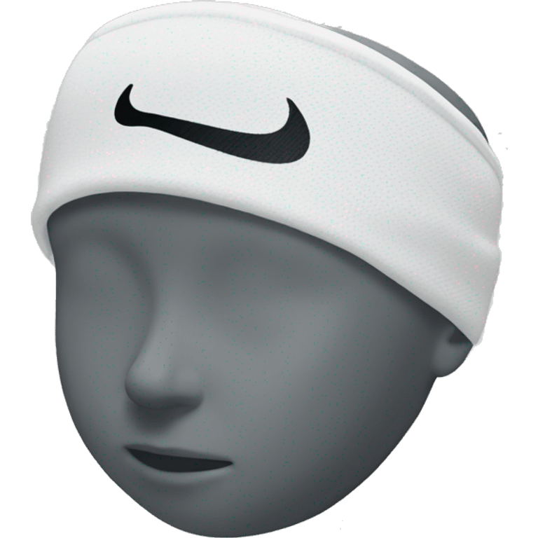 White Nike headband emoji