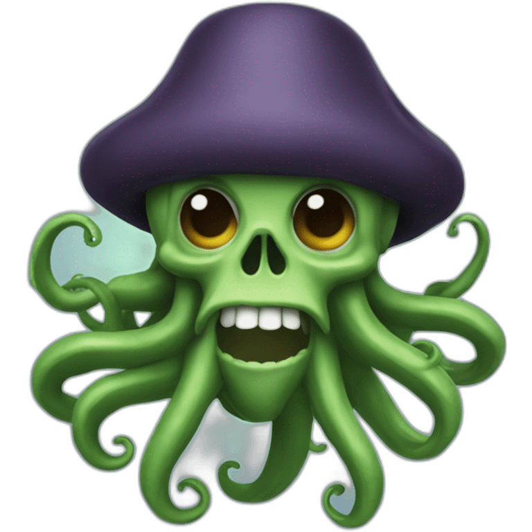 Davy Jones with tentacles emoji