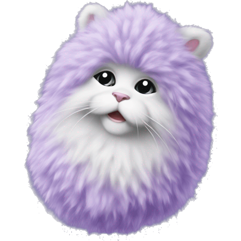  lilac Christmas stocking fluffy realistic  emoji