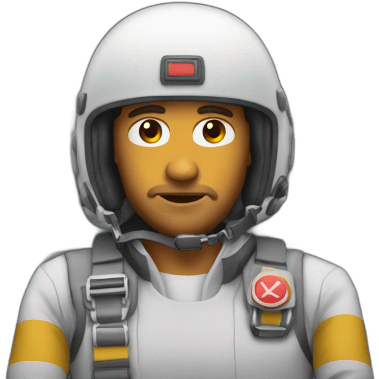 man in cockpit emoji