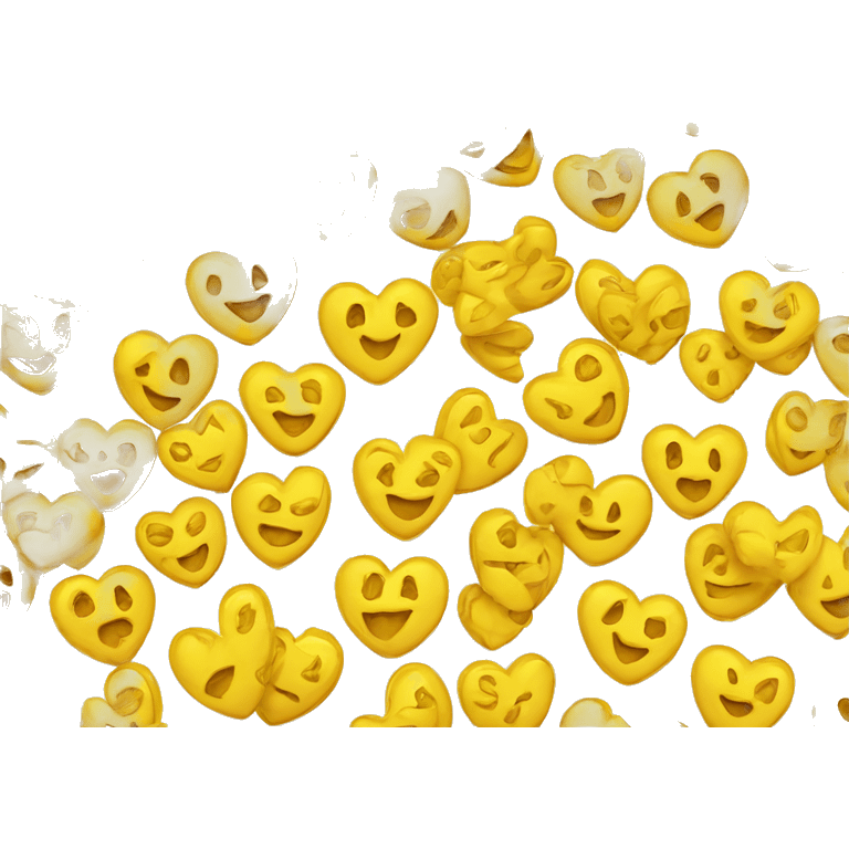 Corazón amarillo quemándose emoji