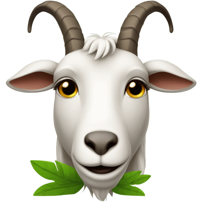 stoned goat emoji