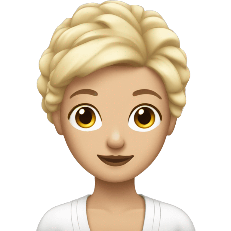 Spa blonde emoji