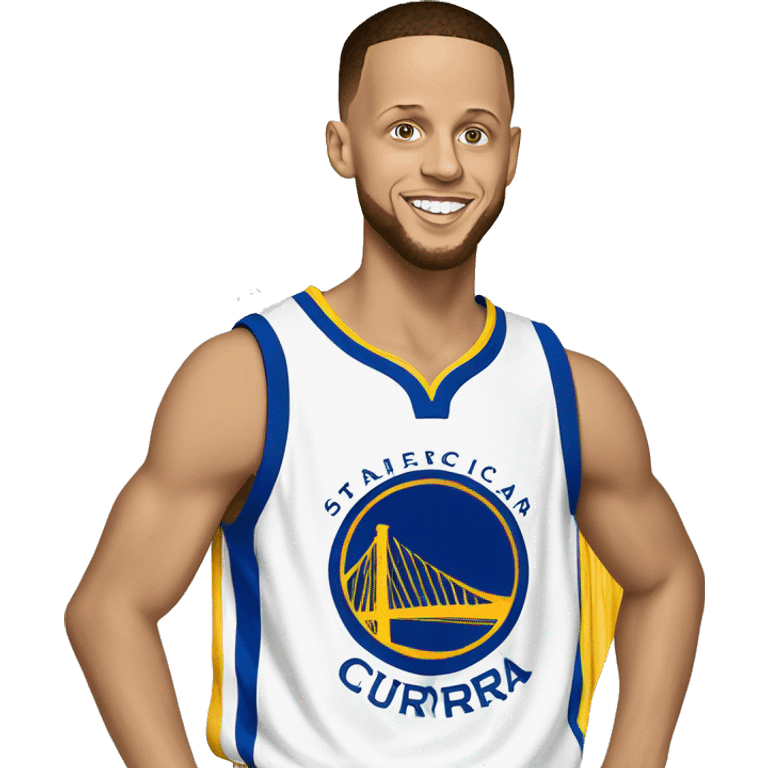 Stephen curry with an américain flag emoji