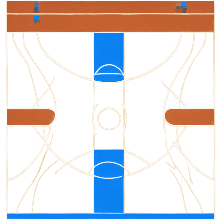 Basketball court emoji