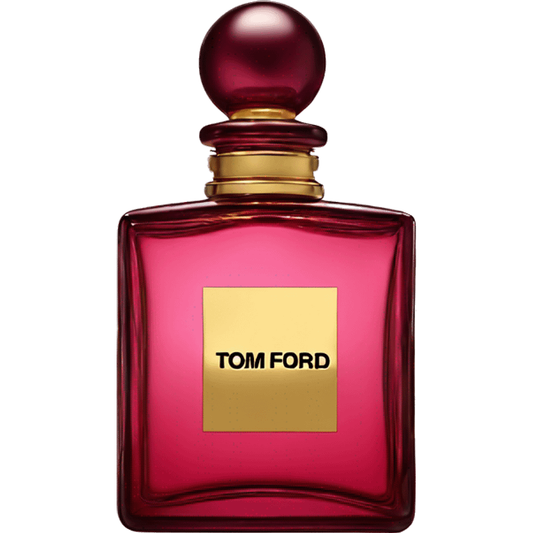 Iconic tom ford square Perfume bottle lost cherry perfume  emoji