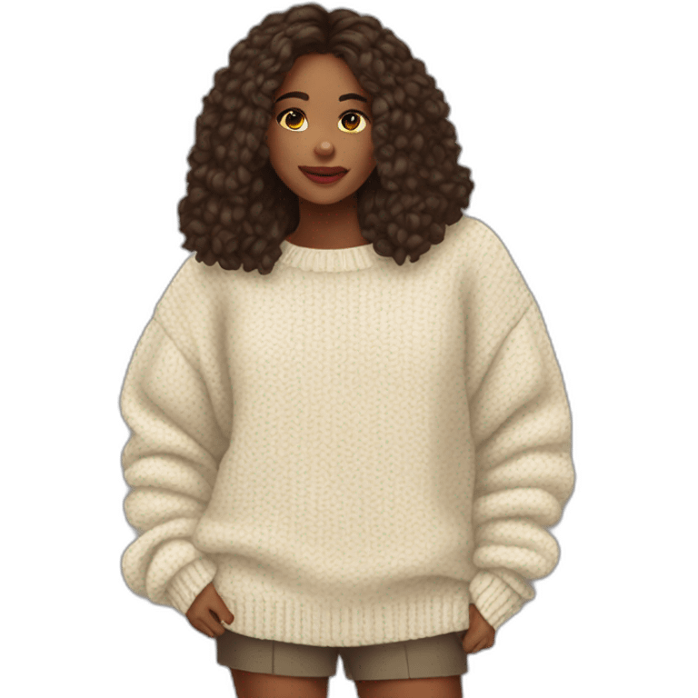 oversized sweater emoji