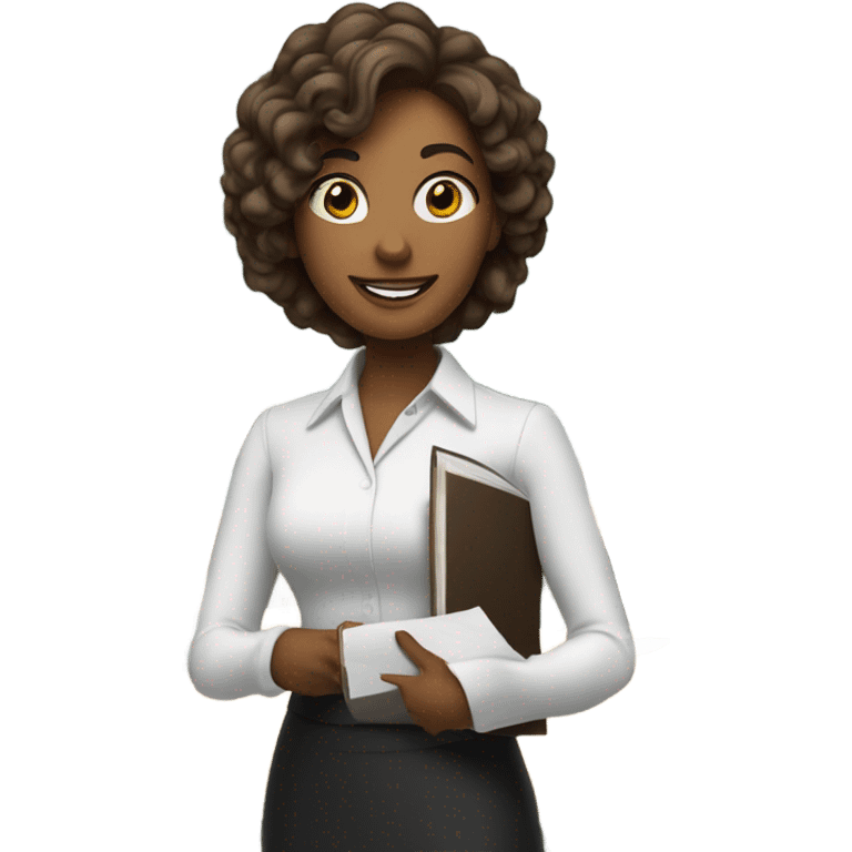 Women Language teacher and methodologist emoji