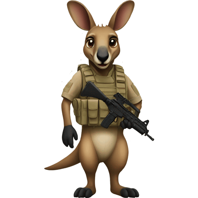 Tactical Kangaroo emoji