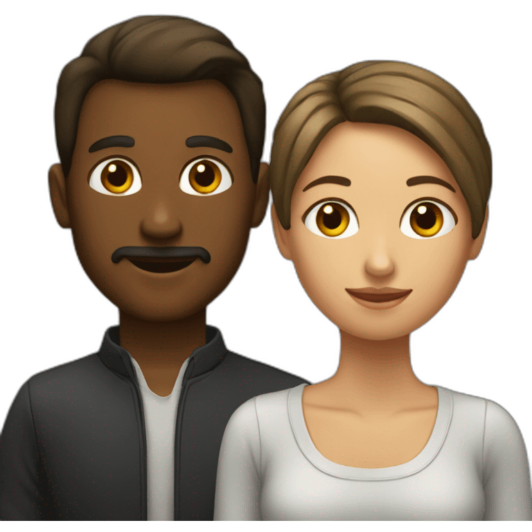 Homme et femme emoji