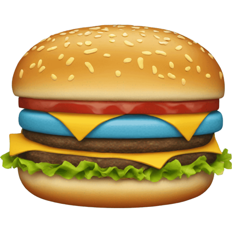 burger that is blue emoji