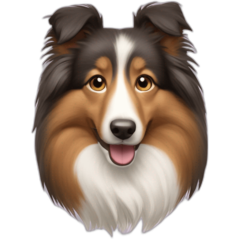 Shetland sheepdog emoji