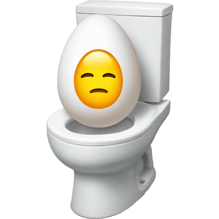 egg in toilet  emoji