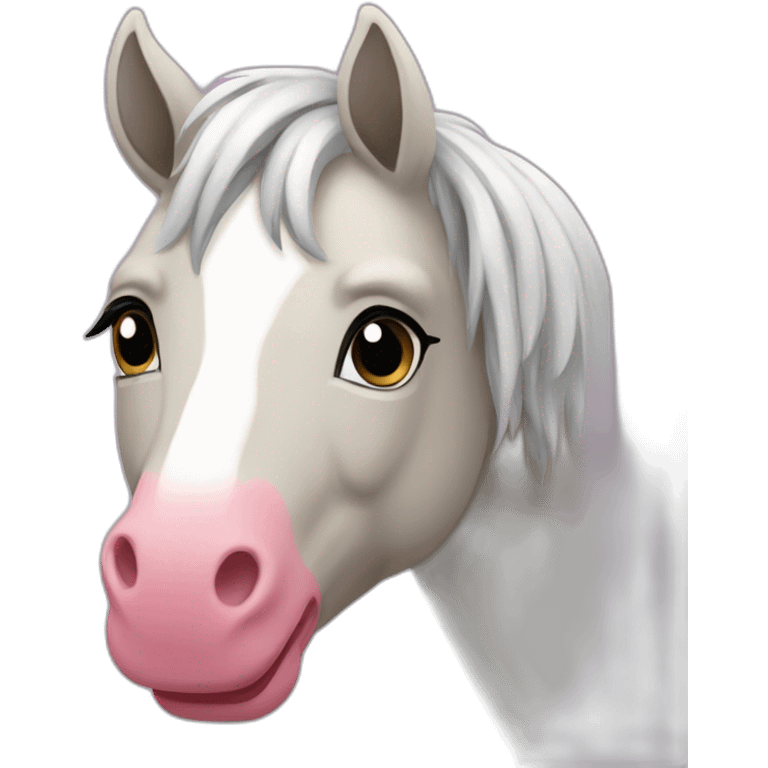 Cheval coeur emoji