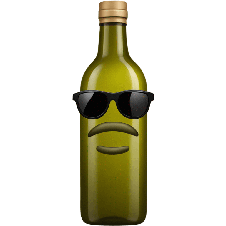 Masculine Olive oil with a sunglasses on  emoji