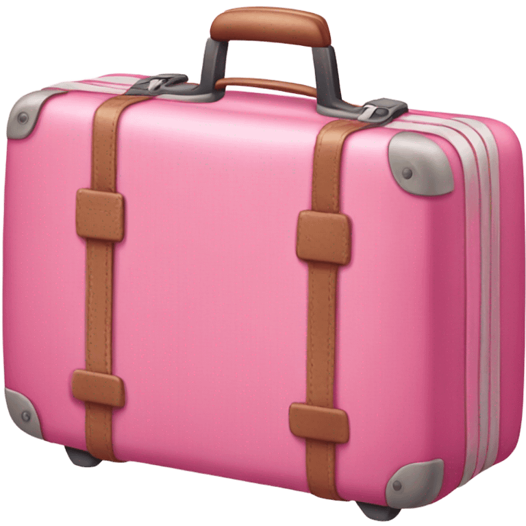 pink suitcase  emoji