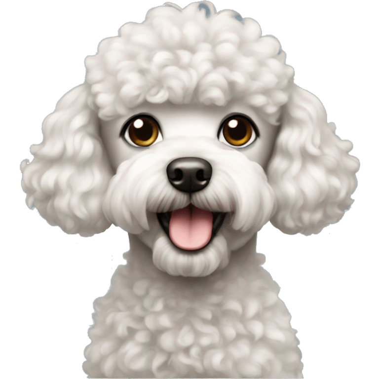 dog poodle emoji