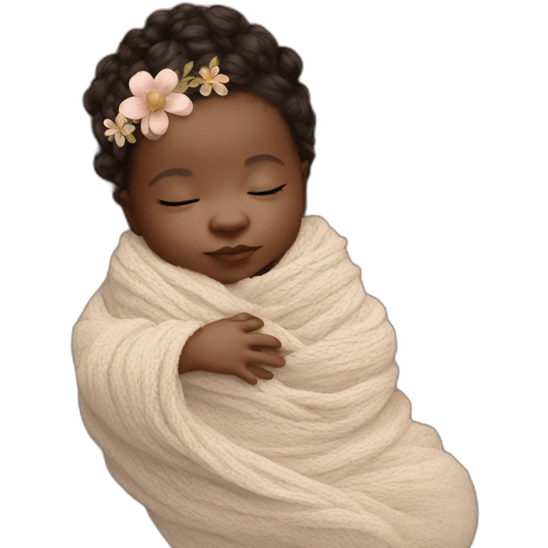 Newborn boho style emoji