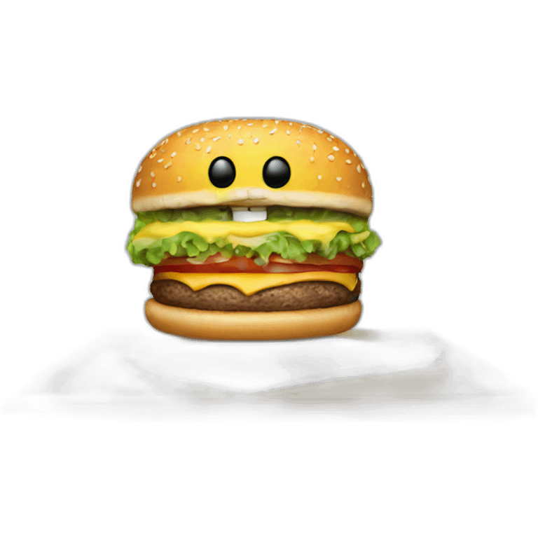 spongebob cooking a burger emoji