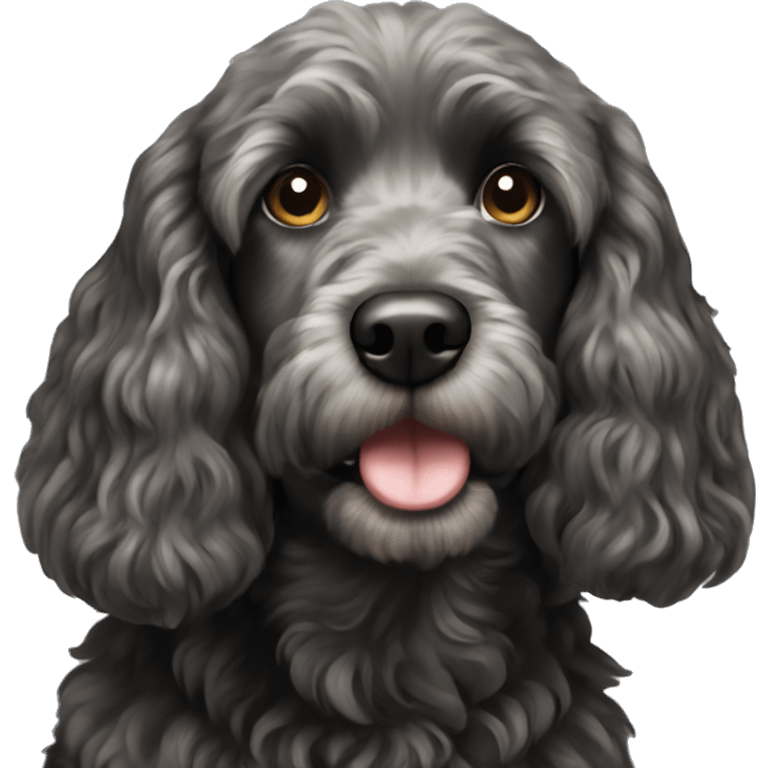 Black Cockerpoo emoji