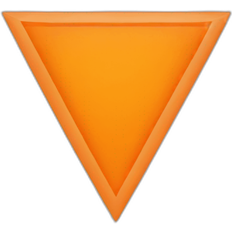 Orange triangular flag emoji