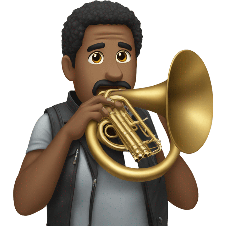 Sousaphone and trombone crossbreed emoji