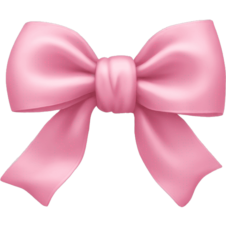 light pink bow on light pink bow emoji